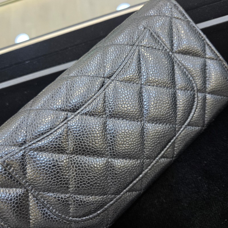 Chanel - CF長夾 (荔枝皮)-1