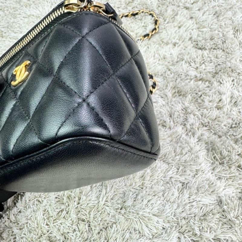 香奈兒 CHANEL 金球小盒子黑色-2