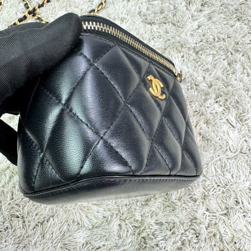 香奈兒 CHANEL 金球小盒子黑色-3