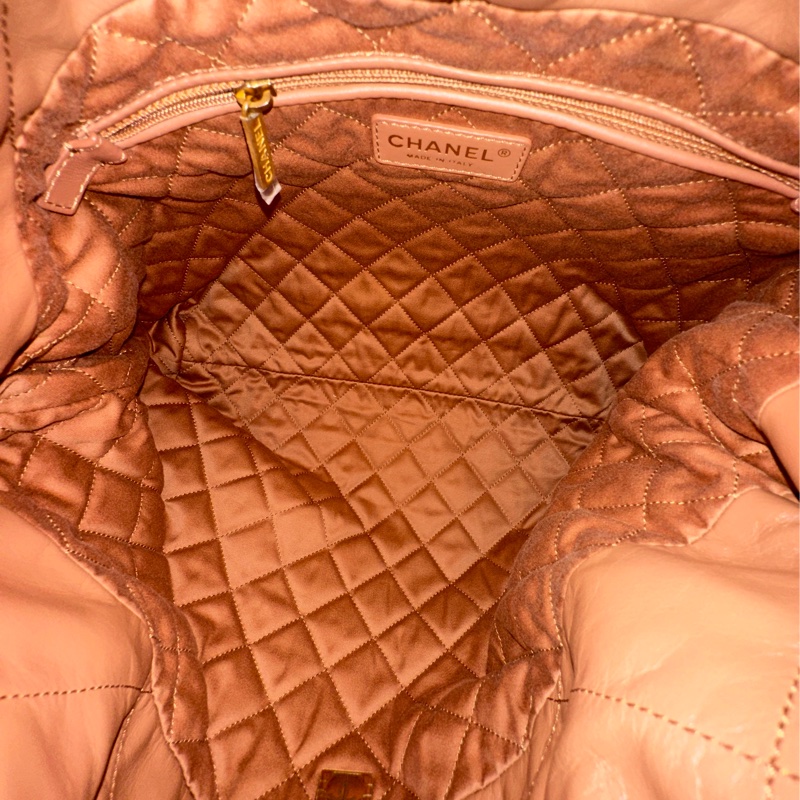 🈶購證 #22萬入手 #全網唯一泰奶色 香奈兒22bag垃圾袋小號 芯片款-25