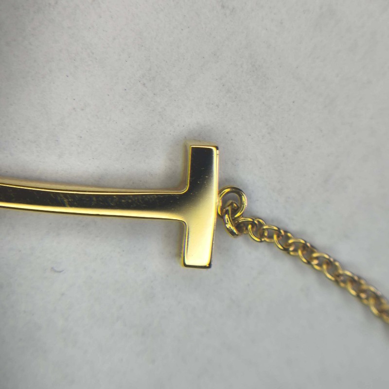 Tiffany & co 大笑臉smile玫瑰金項鏈-6