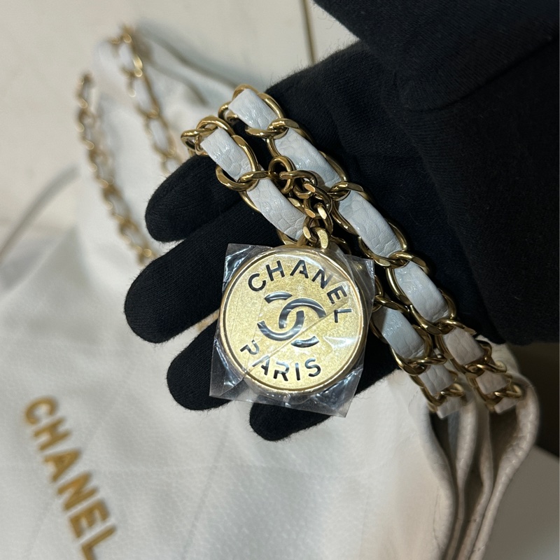 🈶購證 #近新帶膜 #荔枝皮 香奈兒白金22bag小號 #全網唯一稀有皮質釋出-14