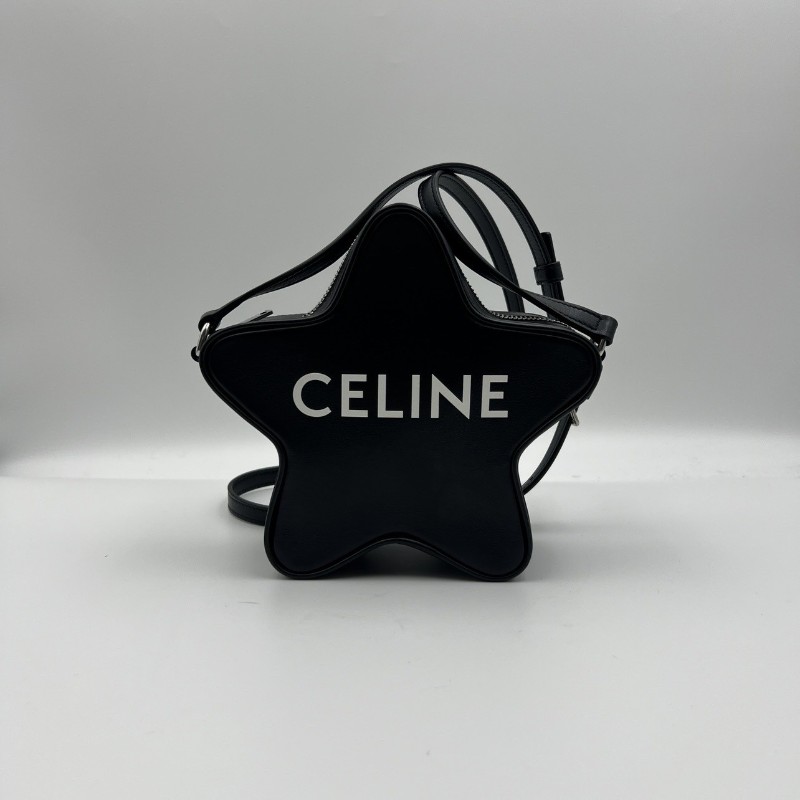 CELINE Etoile 星星包 標誌印花手提包 斜背包光滑牛皮革 小號-1