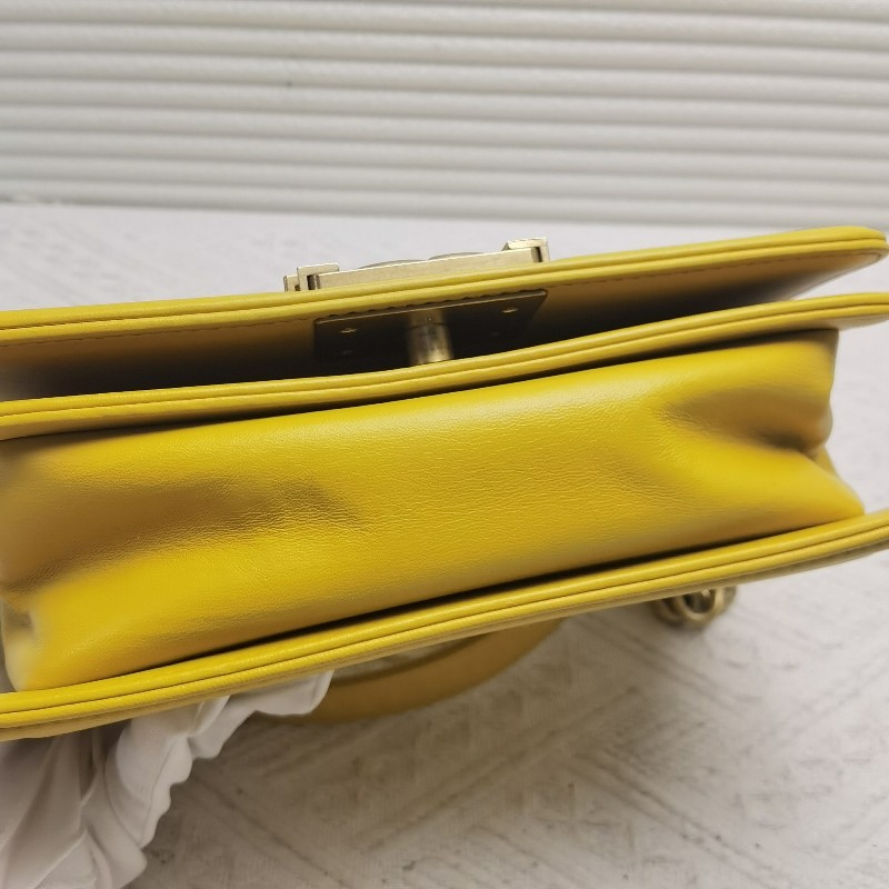 CHANEL香奈兒Leboy 17B V紋小號鏈條包 肩背包 斜背包-15