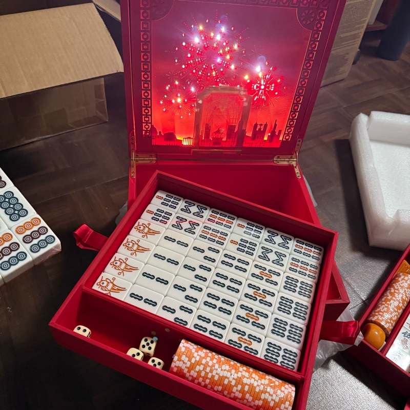 義大利頂級精品 BVLGARI(寶格麗)特製麻將組-4