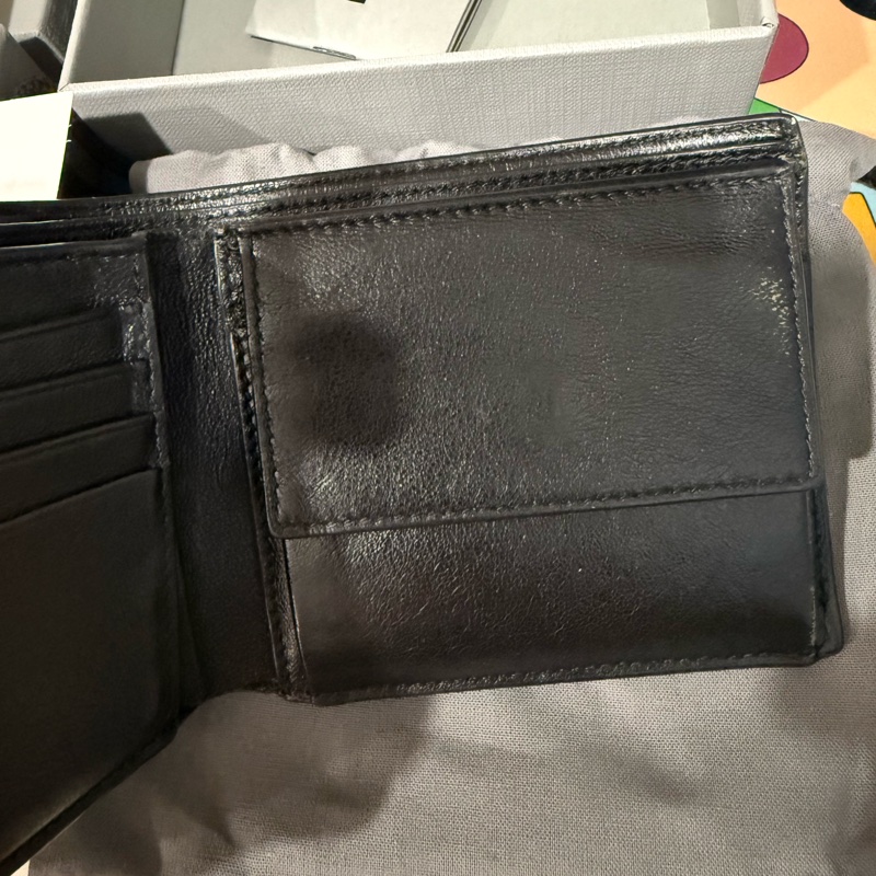 BALENCIAGA 黑色錢包 皮包-1