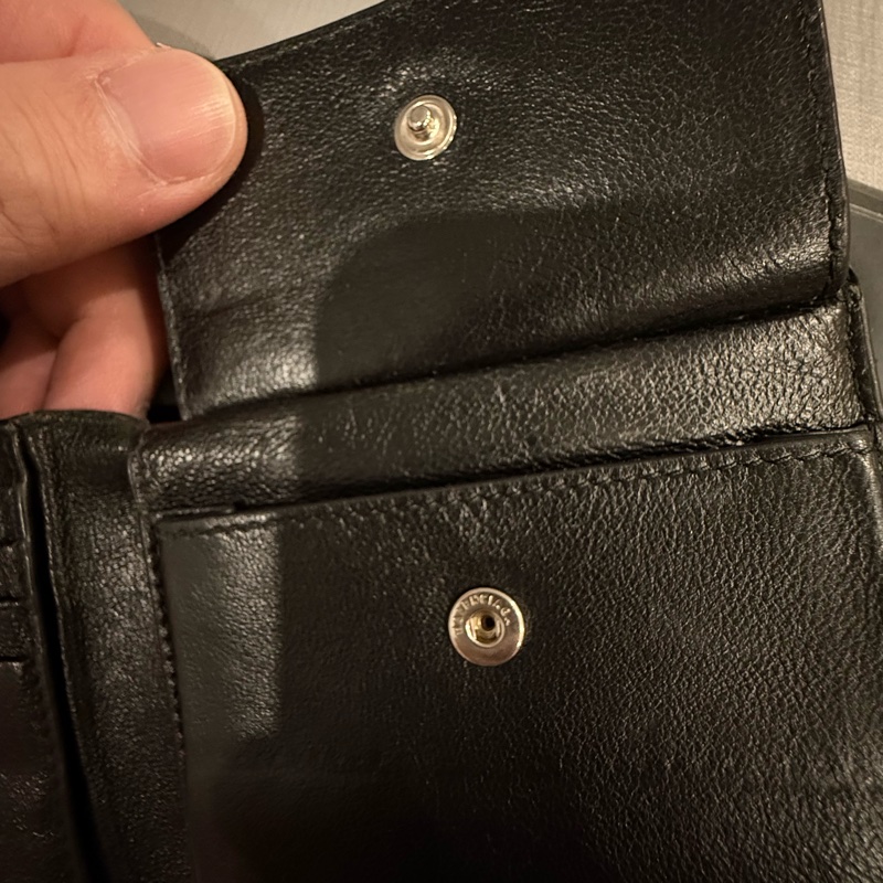 BALENCIAGA 黑色錢包 皮包-4