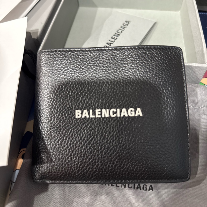 BALENCIAGA 黑色錢包 皮包-5