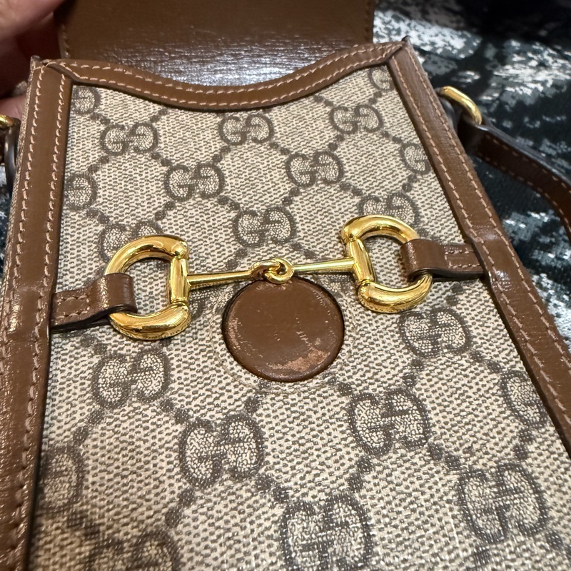 Gucci 1955 mini 馬鞍包 (手機包 .小廢包.拍照打卡包) 便宜出-17