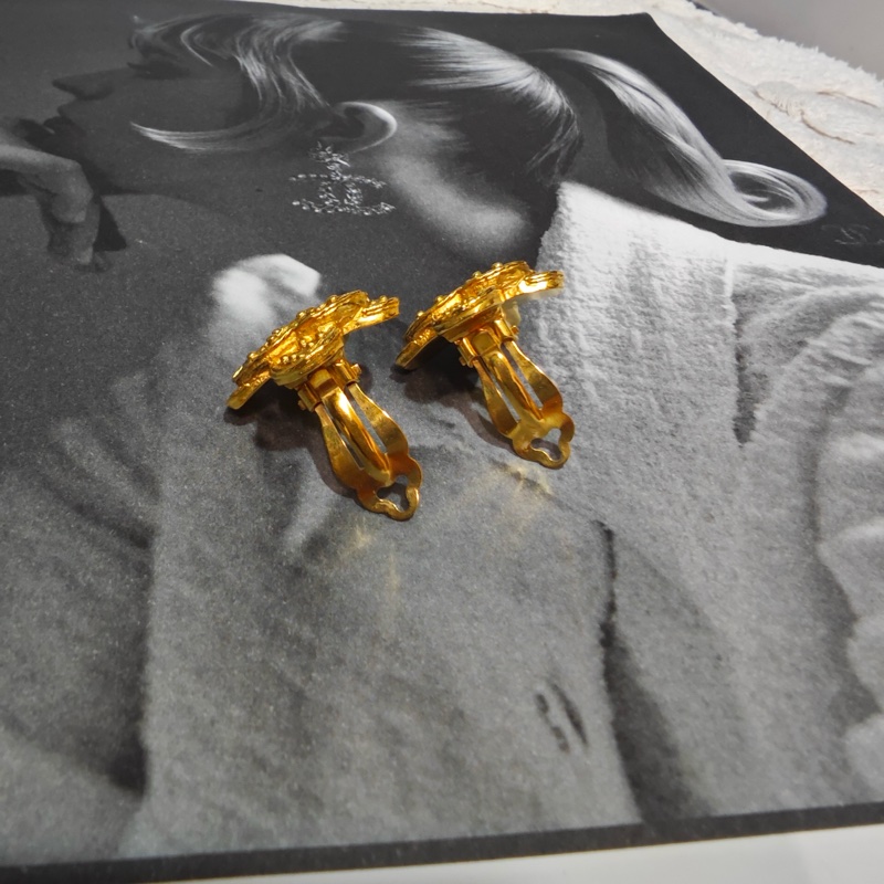 Chanel 香奈兒 葡萄藤耳夾 耳環 項鍊-7