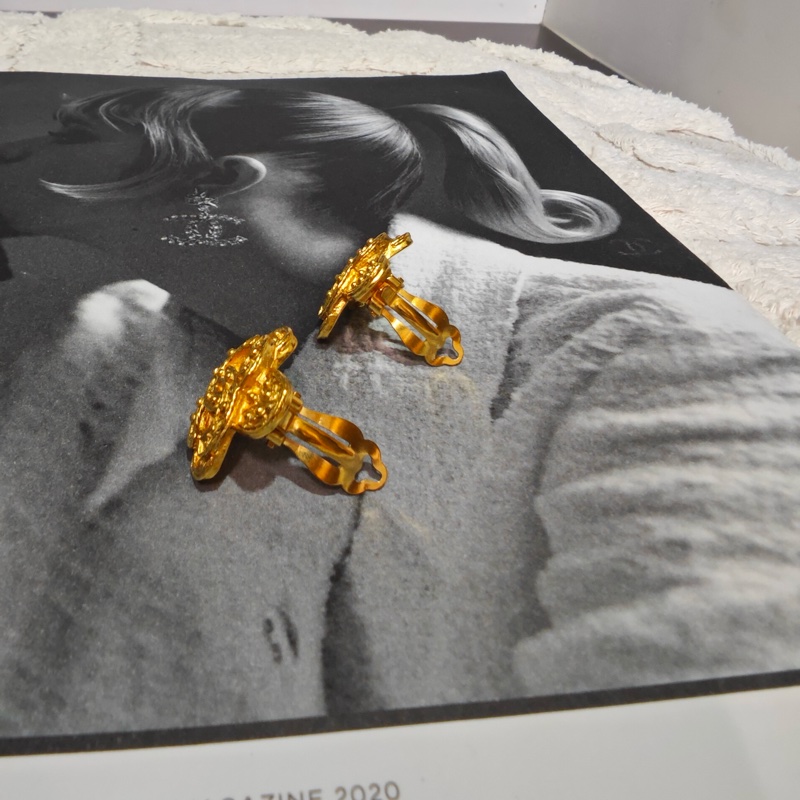 Chanel 香奈兒 葡萄藤耳夾 耳環 項鍊-8