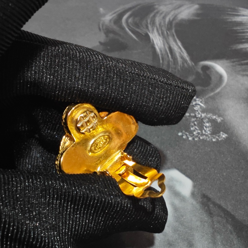 Chanel 香奈兒 葡萄藤耳夾 耳環 項鍊-20