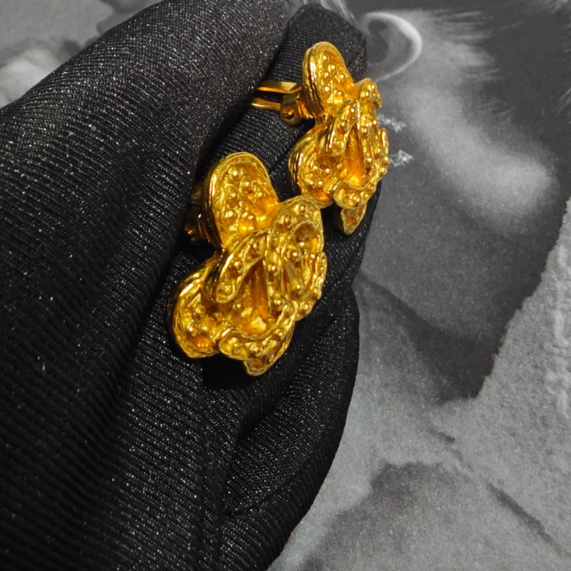 Chanel 香奈兒 葡萄藤耳夾 耳環 項鍊-29