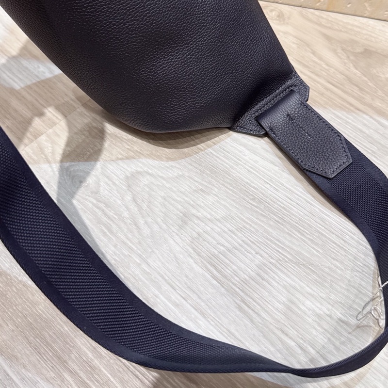 Hermès Cityslide 黑色腰包 B刻-4