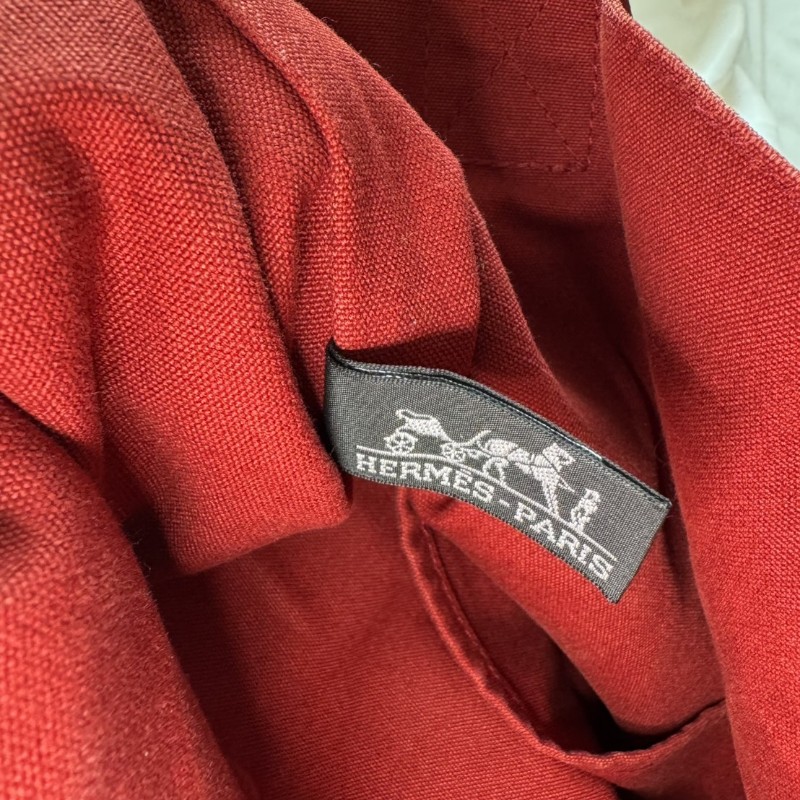 Hermes帆布托特包-5