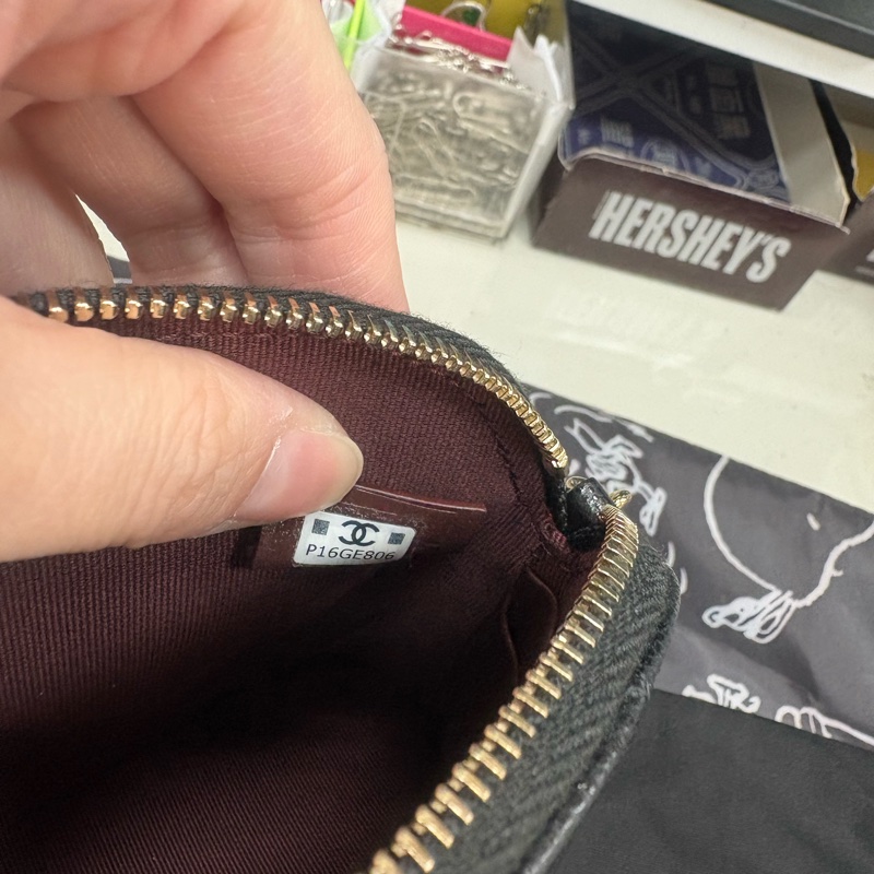 CHANEL 香奈兒 鍊條貝殼斜背包 (黑)-15