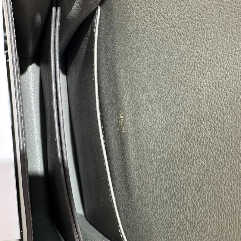 Hermes愛馬仕 積雨雲灰evercolor皮 Roulis豬鼻子 D刻金扣-6