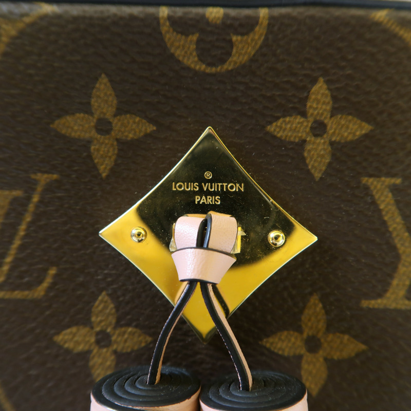 LOUIS VUITTON Monogram Saintonge金扣手挽肩背兩用袋-7
