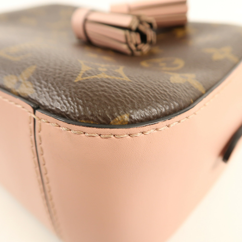 LOUIS VUITTON Monogram Saintonge金扣手挽肩背兩用袋-11