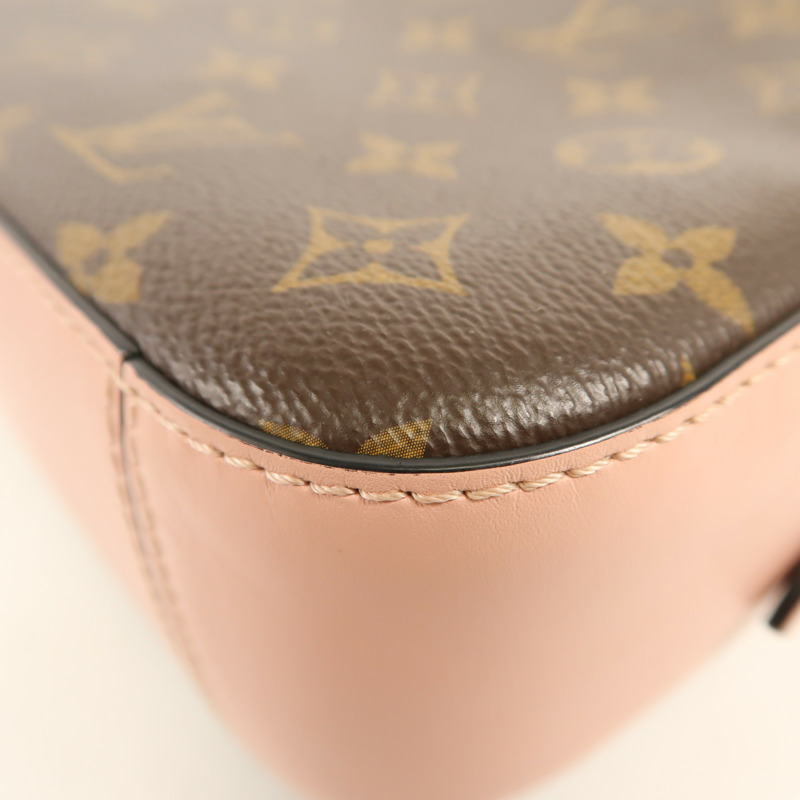 LOUIS VUITTON Monogram Saintonge金扣手挽肩背兩用袋-13