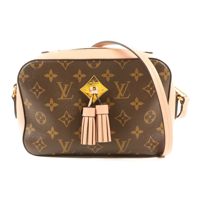 LOUIS VUITTON Monogram Saintonge金扣手挽肩背兩用袋-0