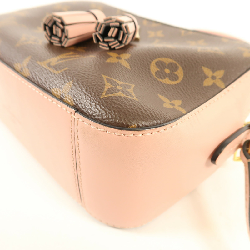 LOUIS VUITTON Monogram Saintonge金扣手挽肩背兩用袋-11