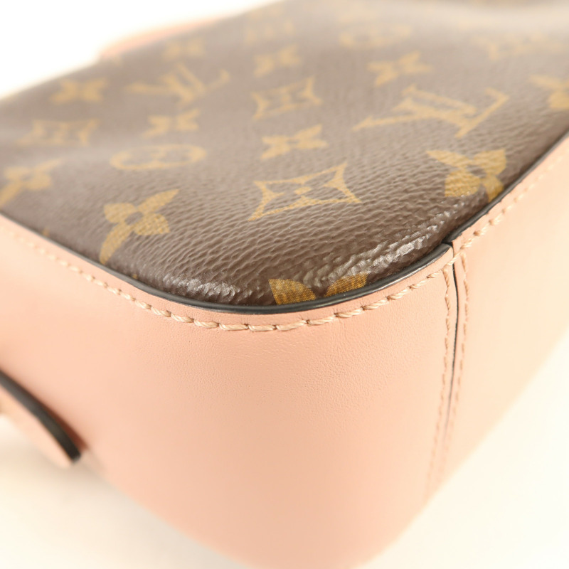LOUIS VUITTON Monogram Saintonge金扣手挽肩背兩用袋-12