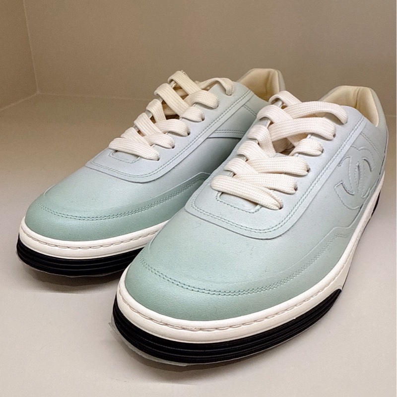 CHANEL 24k 漸層藍休閒鞋 40號 全新品-7