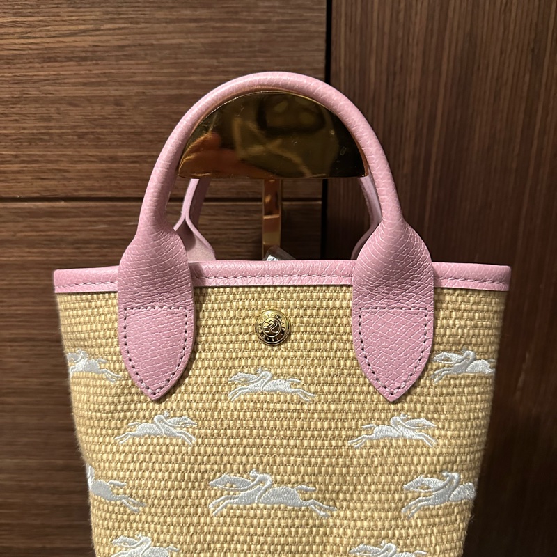 LONGCHAMP PANIER PLIAGE系列編織奔馬兩用包-3
