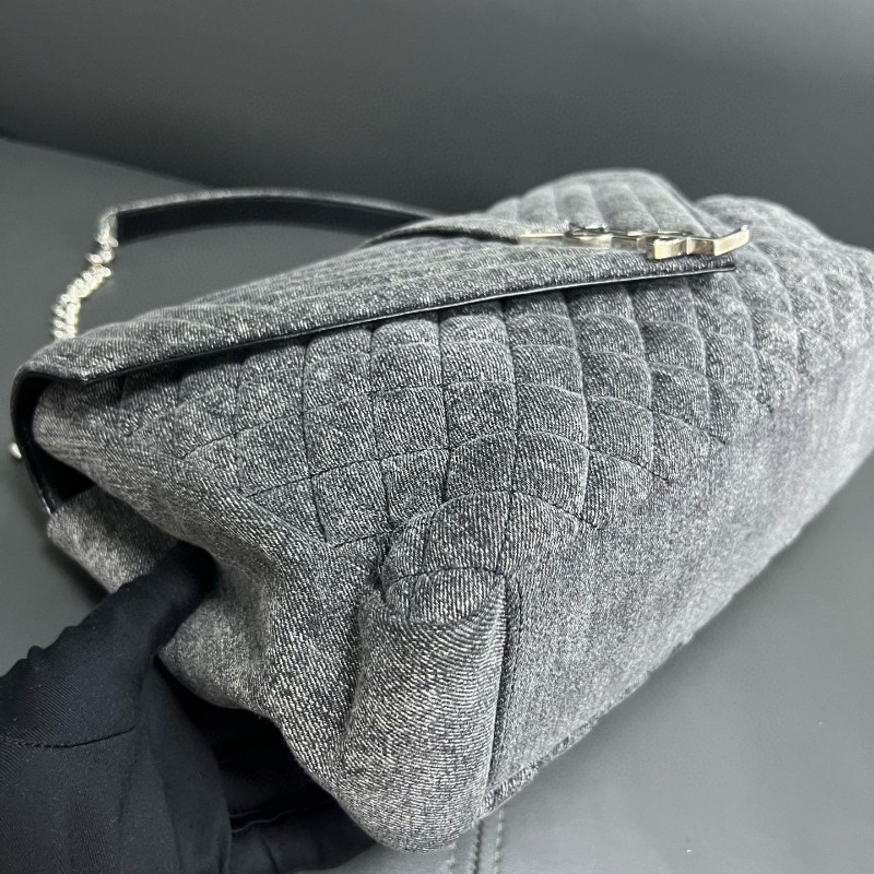 Ysl Envelope bag Large-17