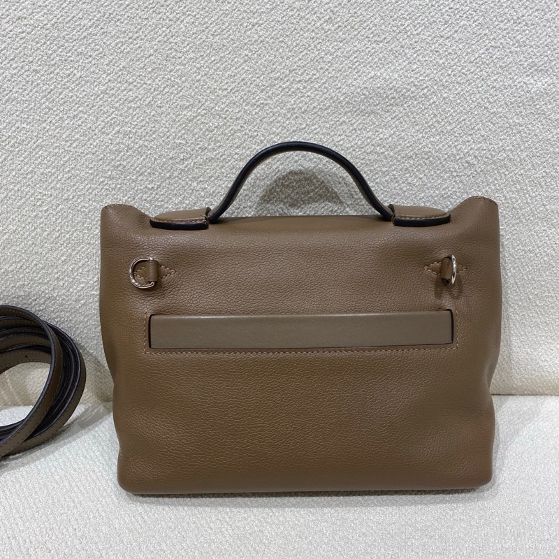 2424 21 mini 米灰拼大象灰 evercolor皮銀扣-2