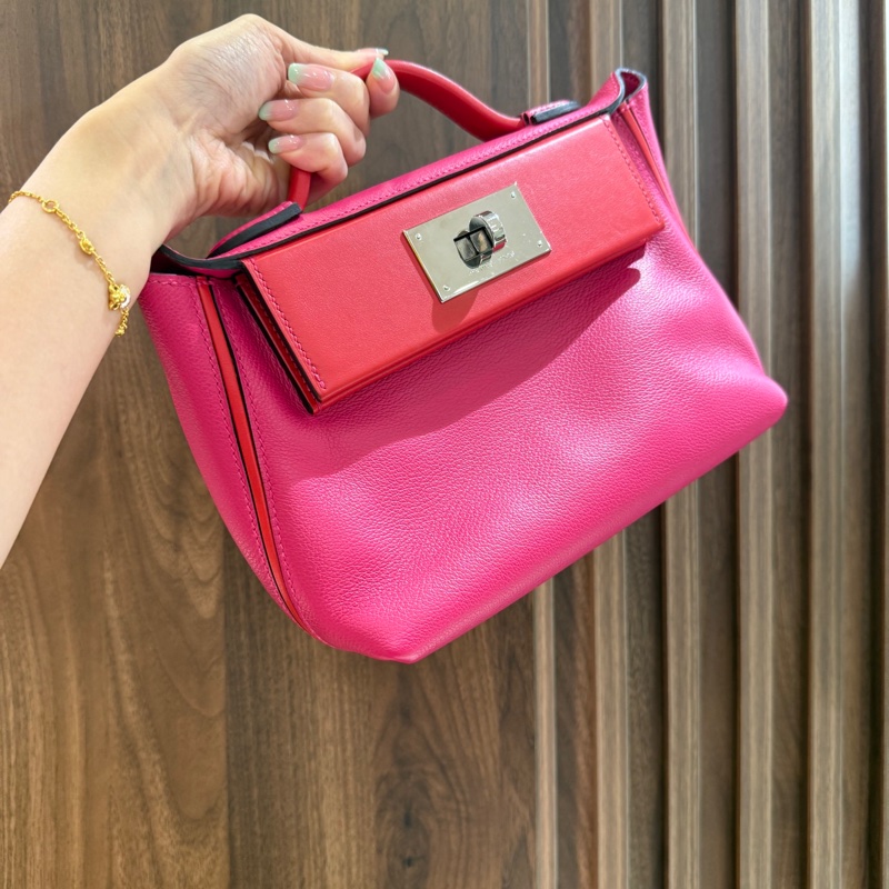 2424mini 0D/S3 墨西哥粉拼心紅色銀扣 Evercolor/-0