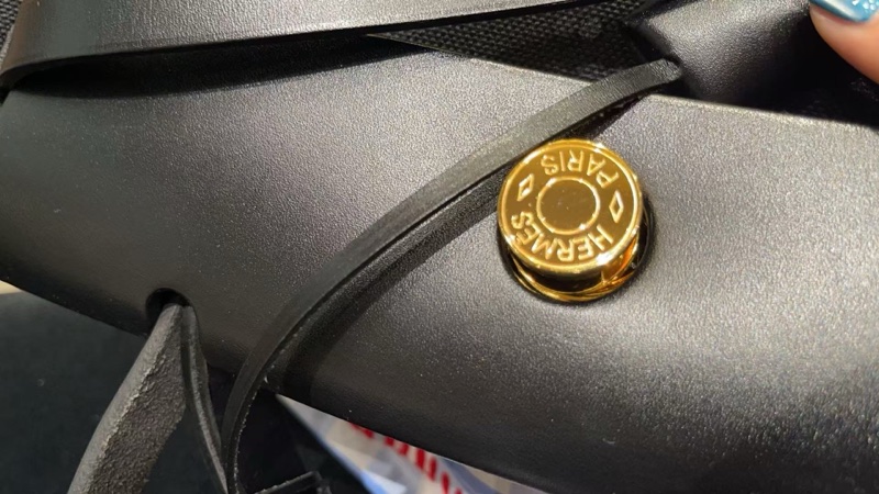 Hermes🌈Herbag 31🧡黑色金扣🧡全新未使用🌟B Stamp🌟原膜在🌟-1