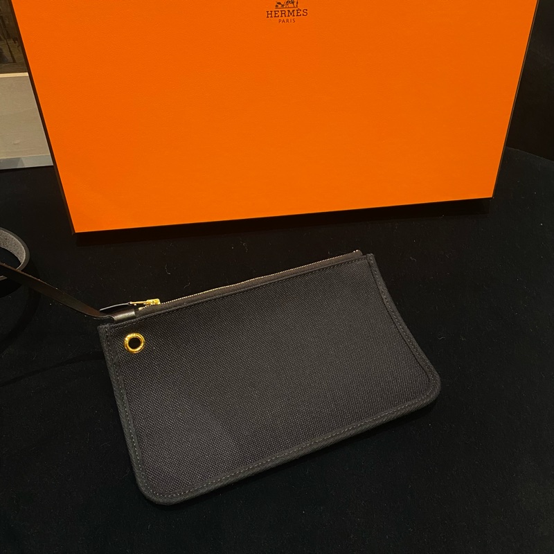 Hermes🌈Herbag 31🧡黑色金扣🧡全新未使用🌟B Stamp🌟原膜在🌟-5