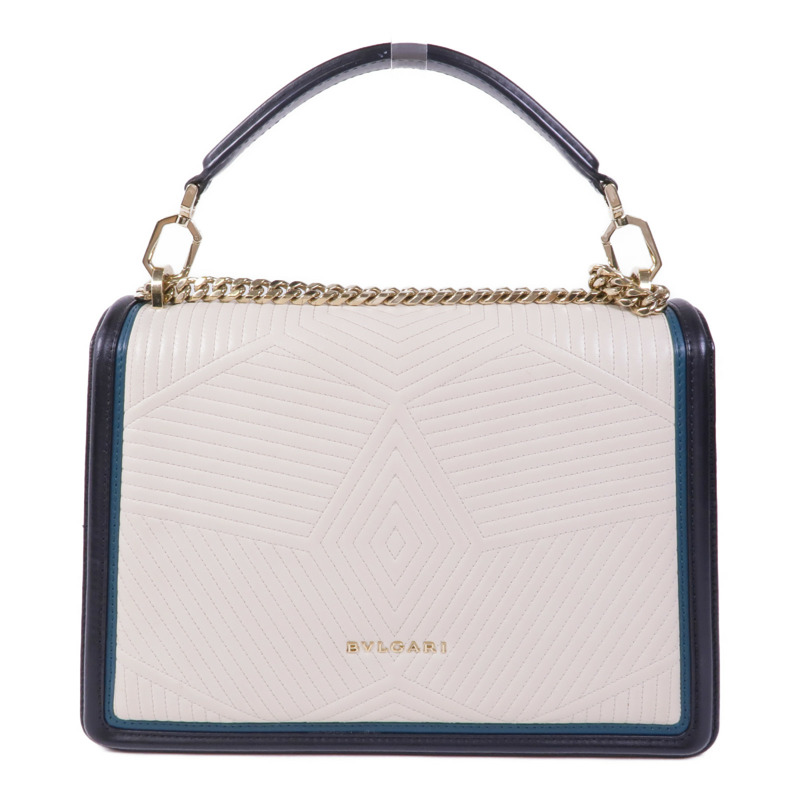 BVLGARI 皮革Serpenti Forever Bag金扣鏈帶肩背袋-1