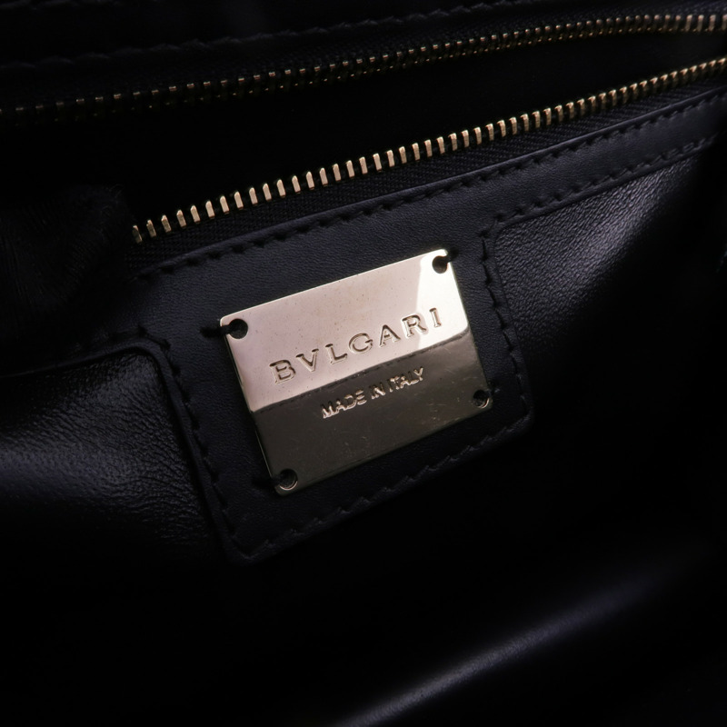 BVLGARI 皮革Serpenti Forever Bag金扣鏈帶肩背袋-7