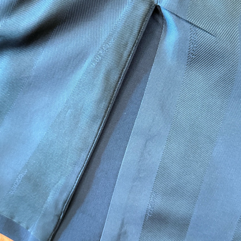 極稀真品 FENDI 精紡100%純羊毛藏青色(深藍)修身西裝 義大利製開真釦眼袖口 設計師訂製款版型-29