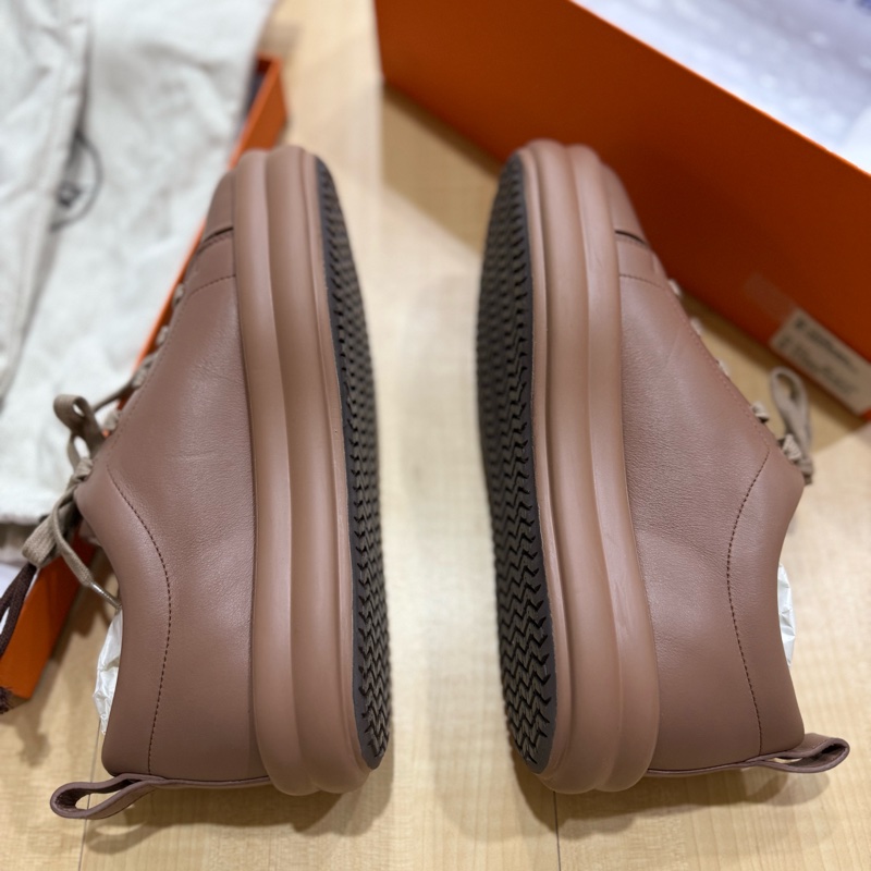 《全新》Hermes愛馬仕Happy小牛皮運動鞋#39-3