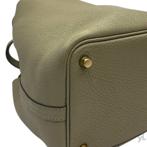 Hermes Q1鼠尾草色 TC牛皮金釦菜籃子18CM-9