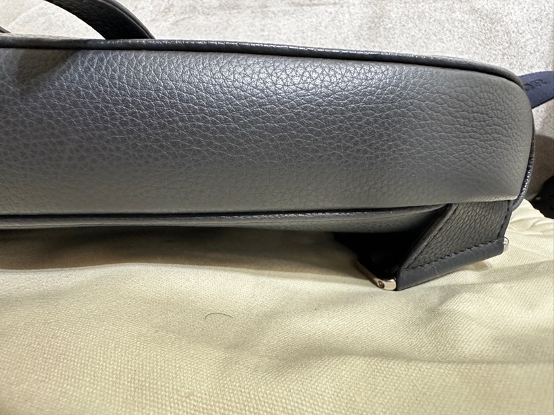 閒置品大款Dior皮革馬鞍側背腰包-3