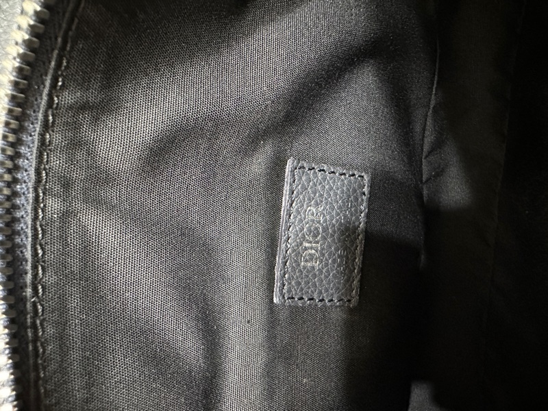 閒置品大款Dior皮革馬鞍側背腰包-11