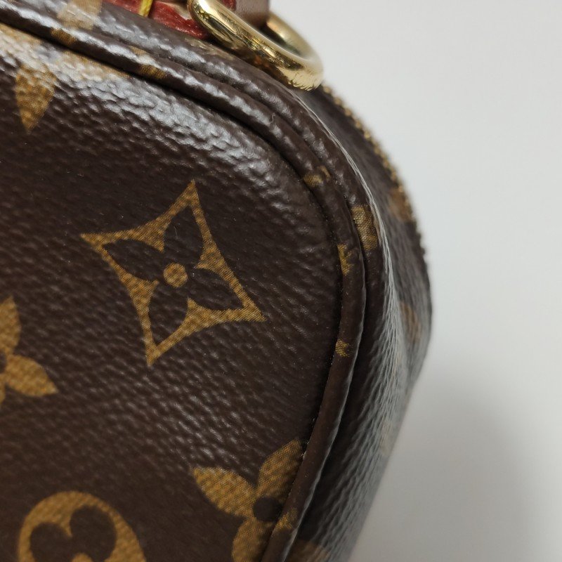 Louis Vuitton (LV) Utility 植鞣革 Monogram 印花 記者包 斜挎包 單肩包 晶片款-19