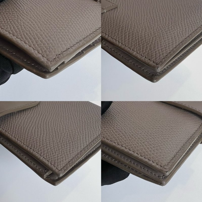 CELINE 灰對開短夾-8