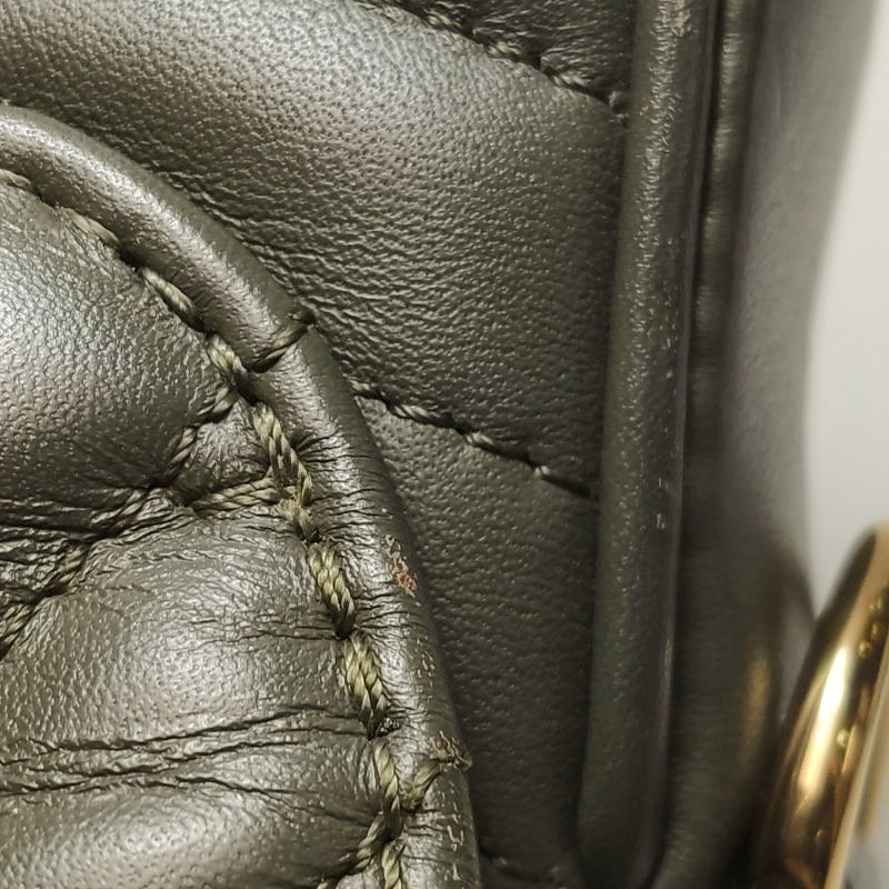 Louis Vuitton (LV) New Wave 牛皮 純色 絎縫 Logo 標誌 子母包 單肩包 晶片款-18