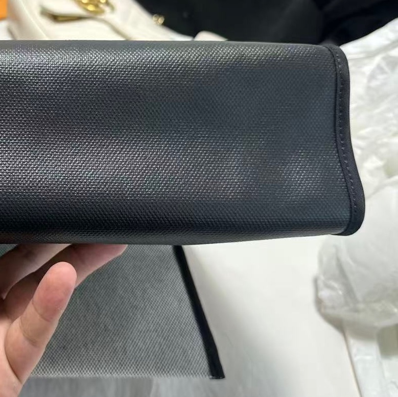 🌈Hermes🧡Herbag 31🧡防水布拼皮黑色金扣🧡未使用閑置🌟Stamp Z🌟-7