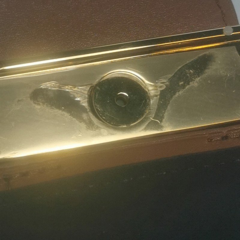 Louis Vuitton (LV) Dauphine 達芙妮 迷你 牛皮 拼色 Monogram 印花 LV搭扣 斜挎包 單肩包 芯片款-9