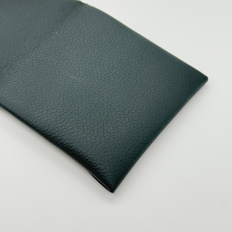 HERMES 愛馬仕 霧霾灰 錫器灰 EverColor 牛皮 銀釦 Calvi 零錢包 卡包-4