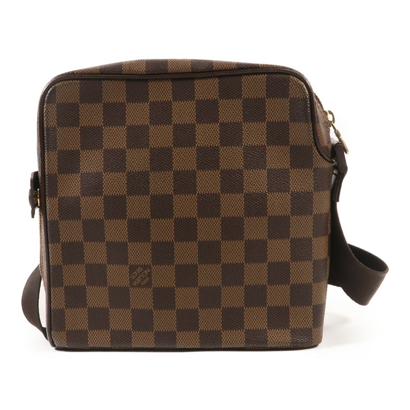 LOUIS VUITTON Damier Olav PM金扣肩背袋-1