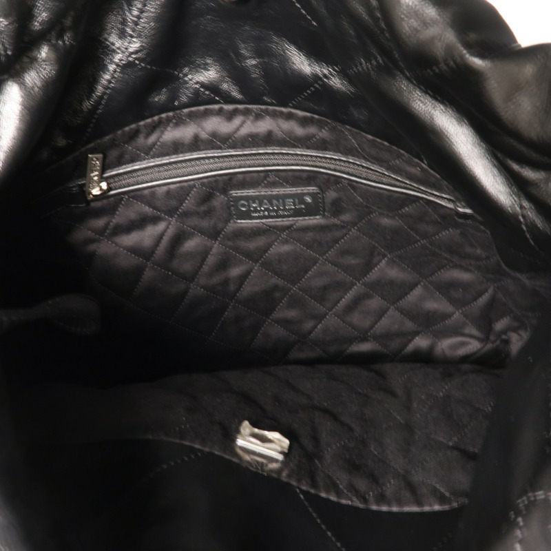 CHANEL 牛皮皮革Chanel 22 Small銀扣鏈帶肩背袋-4