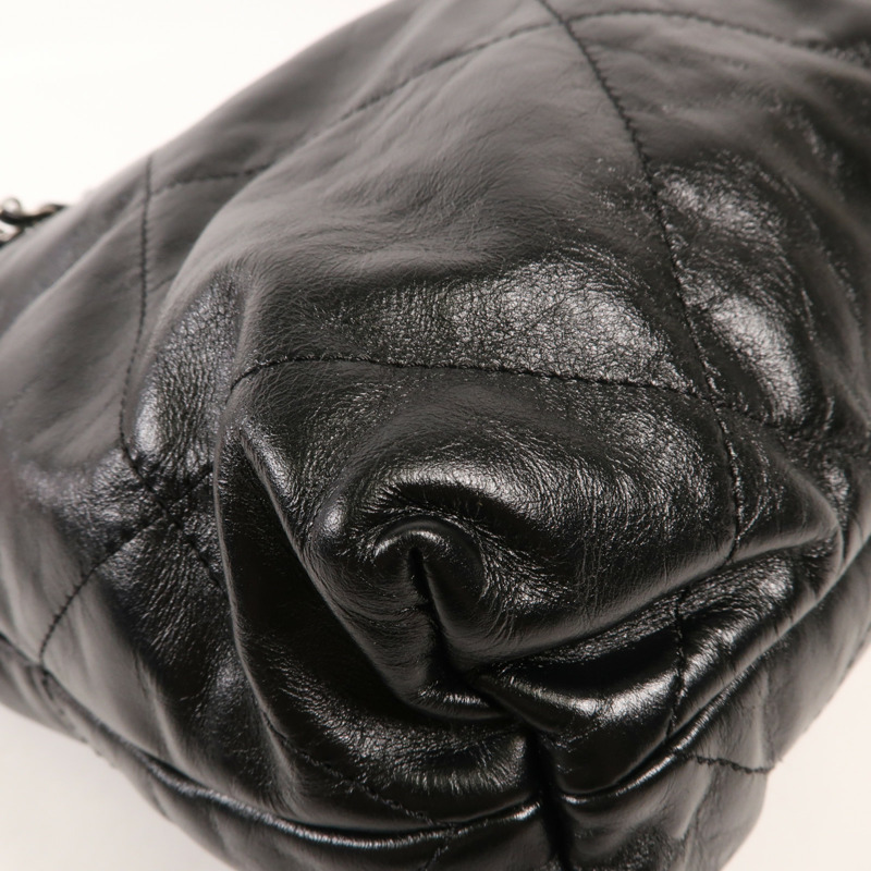 CHANEL 牛皮皮革Chanel 22 Small銀扣鏈帶肩背袋-12